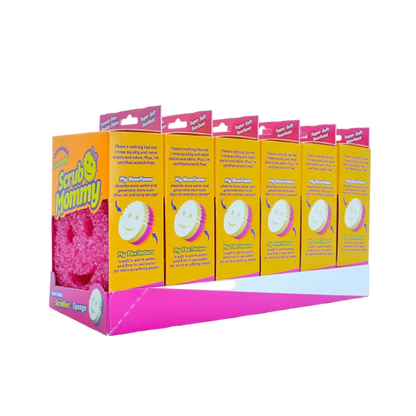 🧽 Scrub Mommy Çift Taraflı Sünger ve Ovalayıcı – 6’lı Set